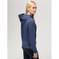 Damen-Kapuzen-Sweatjacke Beverly Tommy Hilfiger Equestrian Verwaschenes Indigo