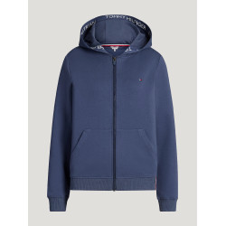 Damen-Kapuzen-Sweatjacke Beverly Tommy Hilfiger Equestrian Verwaschenes Indigo