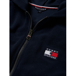 Damen-Kapuzensweatjacke Tommy Hilfiger Equestrian Whitney Wüstenhimmel Blau