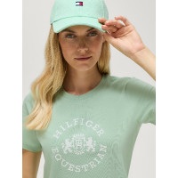 Damen-T-Shirt mit kurzen Ärmeln Pasadena Tommy Hilfiger Equestrian Belair-Minze Damen-T-Shirt mit kurzen Ärmeln Pasadena Tommy Hilfiger Equestrian Belair-Minze