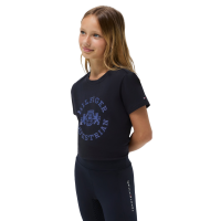 Kurzarm-T-Shirt Tommy Hilfiger Equestrian Pasadena Young Rider Wüstenhimmel Blau
