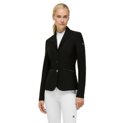 Damen-Turnierjacke Costa Strass Tommy Hilfiger Equestrian Schwarz / schwarz