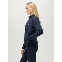Damen-Hybridjacke Tommy Hilfiger Equestrian Napa Wüstenhimmel Blau