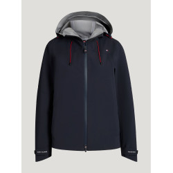Wasserdichte Damenjacke Tommy Hilfiger Equestrian Upland, airbagkompatibel Wüstenhimmel Blau