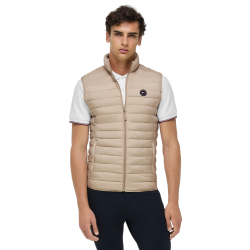 Ärmellose gesteppte Weste Tommy Hilfiger Equestrian Montero Herren Beige Ärmellose gesteppte Weste Tommy Hilfiger Equestrian Montero Herren Beige