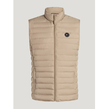 Ärmellose gesteppte Weste Tommy Hilfiger Equestrian Montero Herren Beige Ärmellose gesteppte Weste Tommy Hilfiger Equestrian Montero Herren Beige