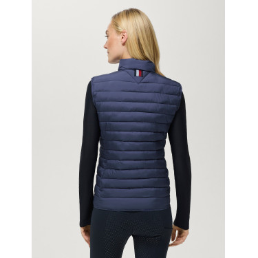 Damen Steppweste Tommy Hilfiger Equestrian Serano Verwaschenes Indigo