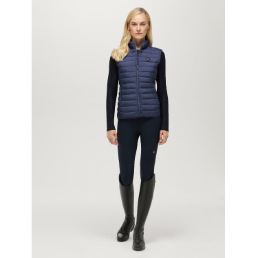 Damen Steppweste Tommy Hilfiger Equestrian Serano Verwaschenes Indigo