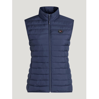 Damen Steppweste Tommy Hilfiger Equestrian Serano Verwaschenes Indigo