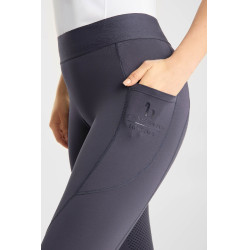 Reitleggings Horze Maia Vollbesatz Damen Marine-Odyssee Reitleggings Horze Maia Vollbesatz Damen Marine-Odyssee