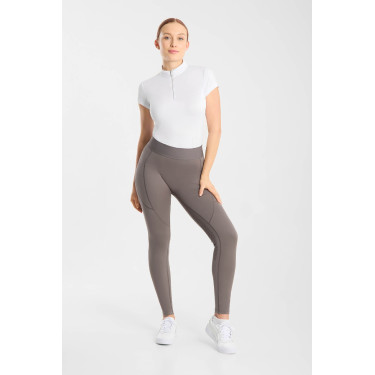Reitleggings Horze Maia Vollbesatz Damen Treibholz