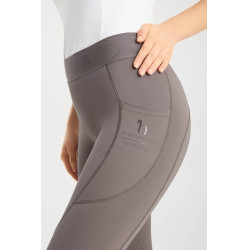 Reitleggings Horze Maia Vollbesatz Damen Treibholz