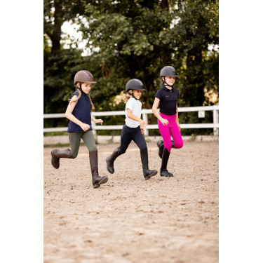 Reithose mit Vollbesatz und Silikon Madison Kinder Horze Rosenrübe Rosa
