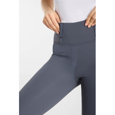 Damen Hybrid Reitleggings Horze Anya Fullgrip Grau