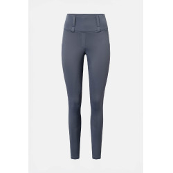 Damen Hybrid Reitleggings Horze Anya Fullgrip Grau