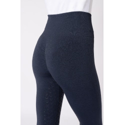 Scrunch Strumpfhose Horze Nessa Full Grip nahtlos Nachtshadow-Blau