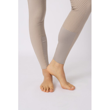 Reithose mit Vollbesatz Grip Horze Grand Prix Pro Damen Einfache Trense Beige