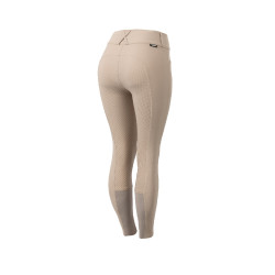 Reithose mit Vollbesatz Grip Horze Grand Prix Pro Damen Einfache Trense Beige