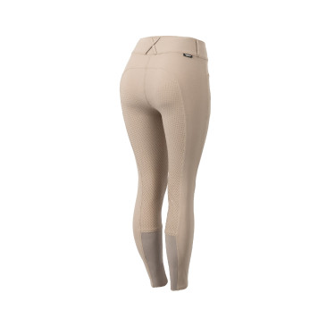 Reithose mit Vollbesatz Grip Horze Grand Prix Pro Damen Einfache Trense Beige