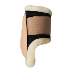 Gamaschen Caliber Horze Lammfell Biskuitbraun