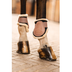 Gamaschen Caliber Horze Lammfell Biskuitbraun