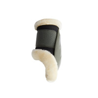 Gamaschen Caliber Horze Lammfell Schwarz