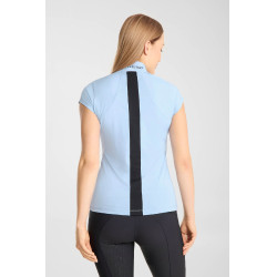 Trainings-T-Shirt B Vertigo Joelle kurzarm Damen Ceruleanblau