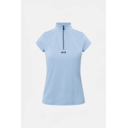 Trainings-T-Shirt B Vertigo Joelle kurzarm Damen Ceruleanblau