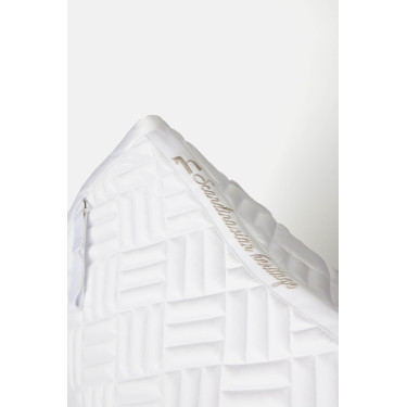 Dressurschabracke Horze Aachen Weiß / Türkisblau Weiß Dressurschabracke Horze Aachen Weiß / Türkisblau Weiß