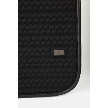 Samt-Satteldecke B Vertigo Velvet Schwarze Schönheit