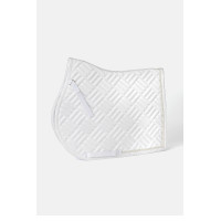 Vielseitigkeitsschabracke Horze Aachen Weiß / Türkisblau Weiß Vielseitigkeitsschabracke Horze Aachen Weiß / Türkisblau Weiß