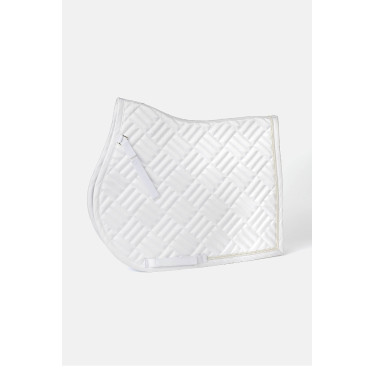 Vielseitigkeitsschabracke Horze Aachen Weiß / Türkisblau Wei&szlig;