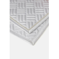 Vielseitigkeitsschabracke Horze Aachen Weiß / Türkisblau Wei&szlig;