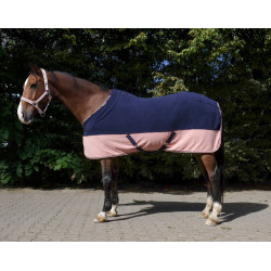 Fleeceshirt Equithème Marine / Roségold Blau
