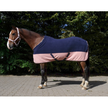 Fleeceshirt Equithème Marine / Roségold Blau