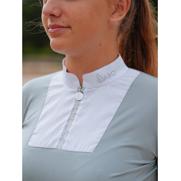 Damen-Langarm-Poloshirt Le Sabotier Ysance