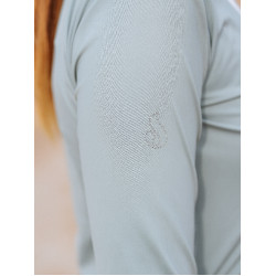 Damen-Langarm-Poloshirt Le Sabotier Ysance
