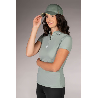 Damen-Kurzarm-Poloshirt Laura Garrelli Limone Damen-Kurzarm-Poloshirt Laura Garrelli Limone
