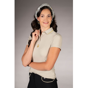 Damen-Kurzarm-Poloshirt Laura Garrelli Limone Damen-Kurzarm-Poloshirt Laura Garrelli Limone