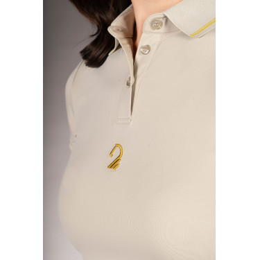 Damen-Kurzarm-Poloshirt Laura Garrelli Limone Damen-Kurzarm-Poloshirt Laura Garrelli Limone