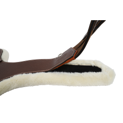 Synthetisches Lammfell-Futter für Antares-Bauchlatz-Sattelgurt