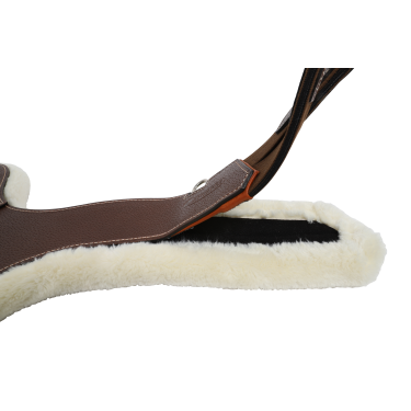 Synthetisches Lammfell-Futter für Antares-Bauchlatz-Sattelgurt