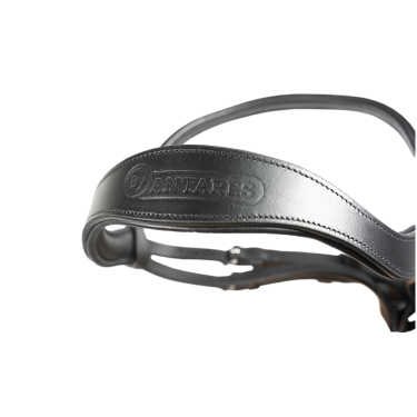 Anatomisches Dressur-Zaumzeug Signature by Antares mit kombiniertem Reithalfter