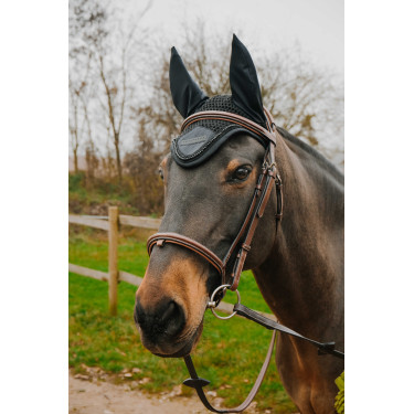 Ohrenhaube Equithème Pearl gegen Fliegen