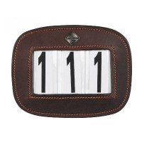 Nummernhalter für Schabracke LeMieux Braun