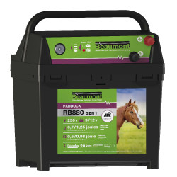 Weidezaungerät Paddock RB880 Beaumont 3in1 + Solarpanel