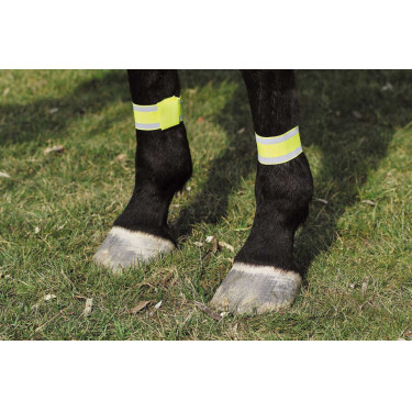 Reflektierende gelbe Bandagen