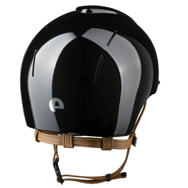 Kep-Helm Smart Nova Metall Polish mit beigem Kinnriemen
