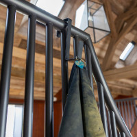 Haken für Deckenhalter Mat Grooming Deluxe von Kentucky Schwarz Haken für Deckenhalter Mat Grooming Deluxe von Kentucky Schwarz