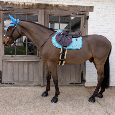 Kentucky Spring-Sattelpad Velvet Hahnentritt Kentucky Spring-Sattelpad Velvet Hahnentritt